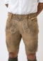 Preview: Lederhose "Reinheitsgebot" - hellbraun